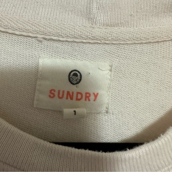 Sundry Embroidered Play Spellout Pullover Sweatshirt - Picture 4 of 7